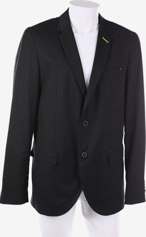 CALAMAR Suit Jacket in L-XL in Black: front