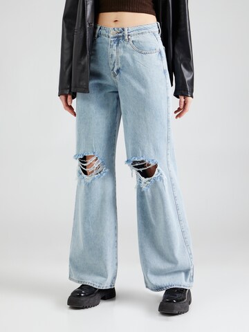 GLAMOROUS Wide leg Jeans in Blauw: voorkant