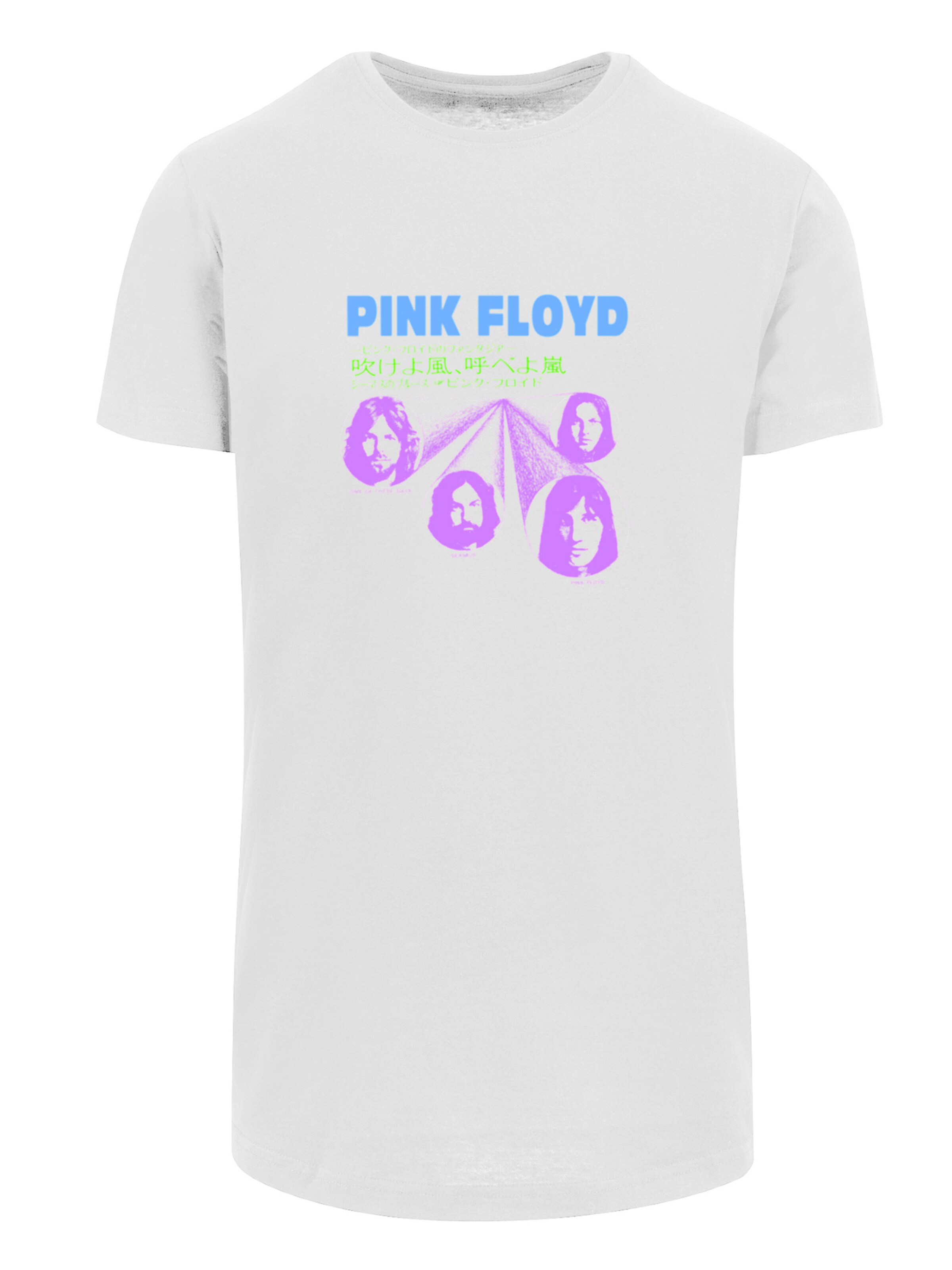 Männer Große Größen F4NT4STIC T-Shirt 'Pink Floyd One Of These Days' in Weiß - XI03292
