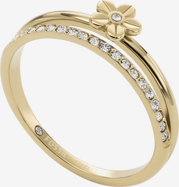 FOSSIL Ring in Gold: front