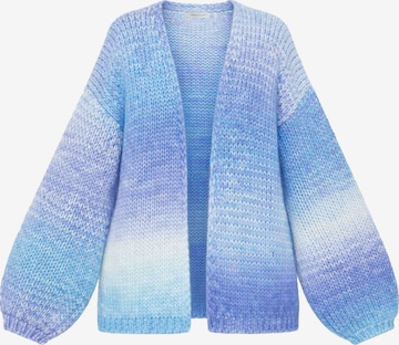 SASSYCLASSY Strickjacke in Blau: Vorderseite