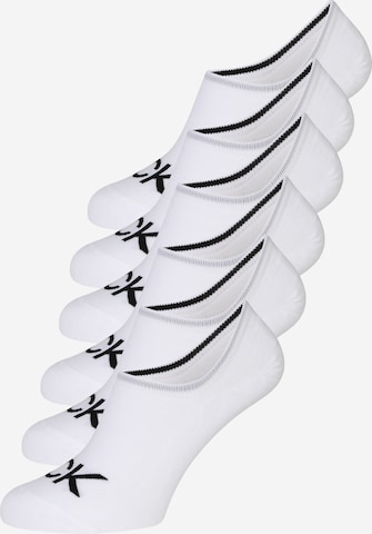 Calvin Klein Underwear Ankle Socks in White: front