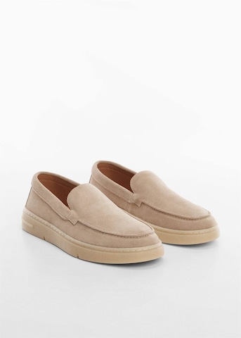 MANGO MAN Moccasins 'Easy' in Beige