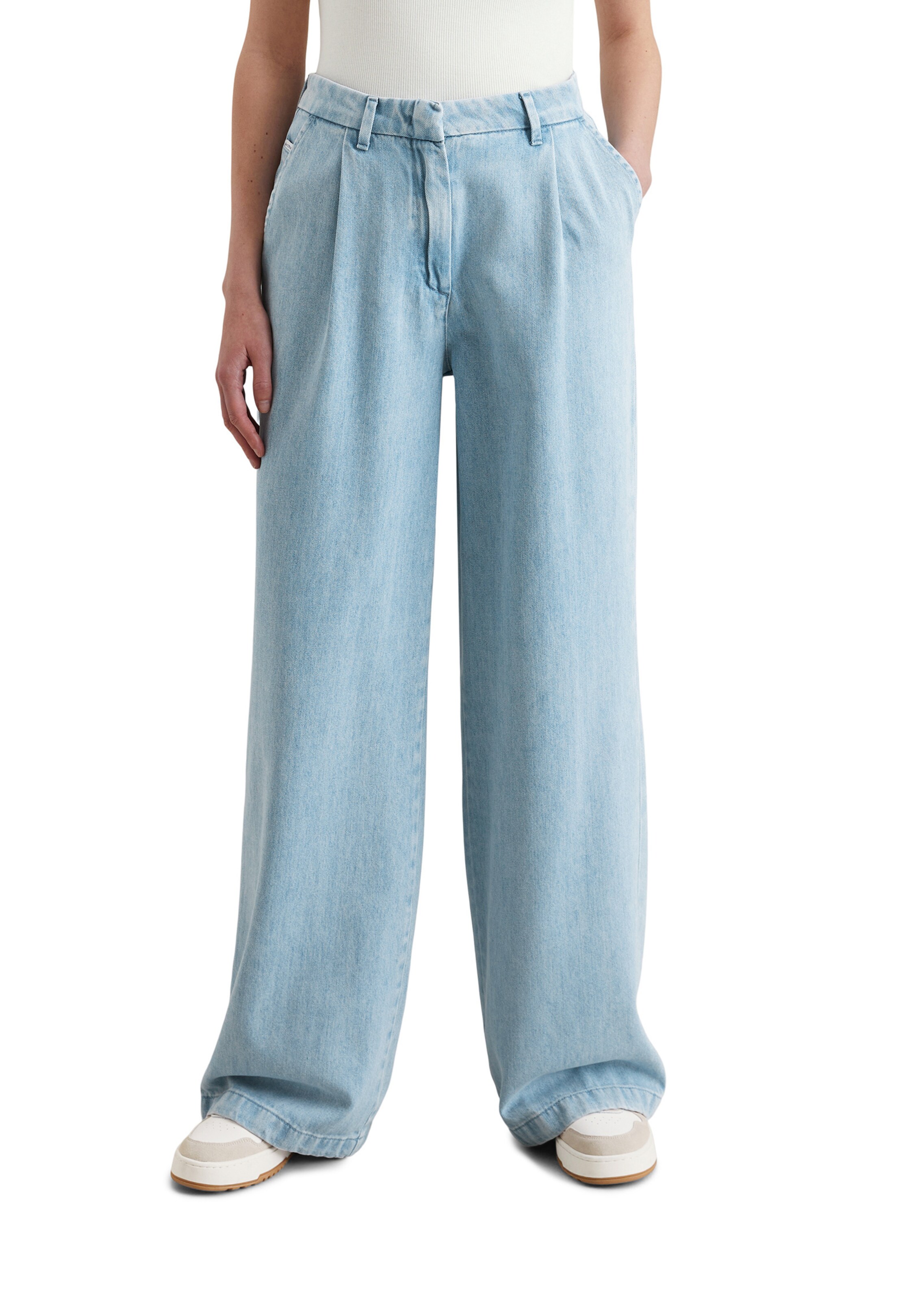 Wide Leg Jean Marc O'Polo DENIM en bleu : devant