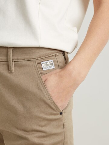 Regular Pantalon chino G-STAR en beige