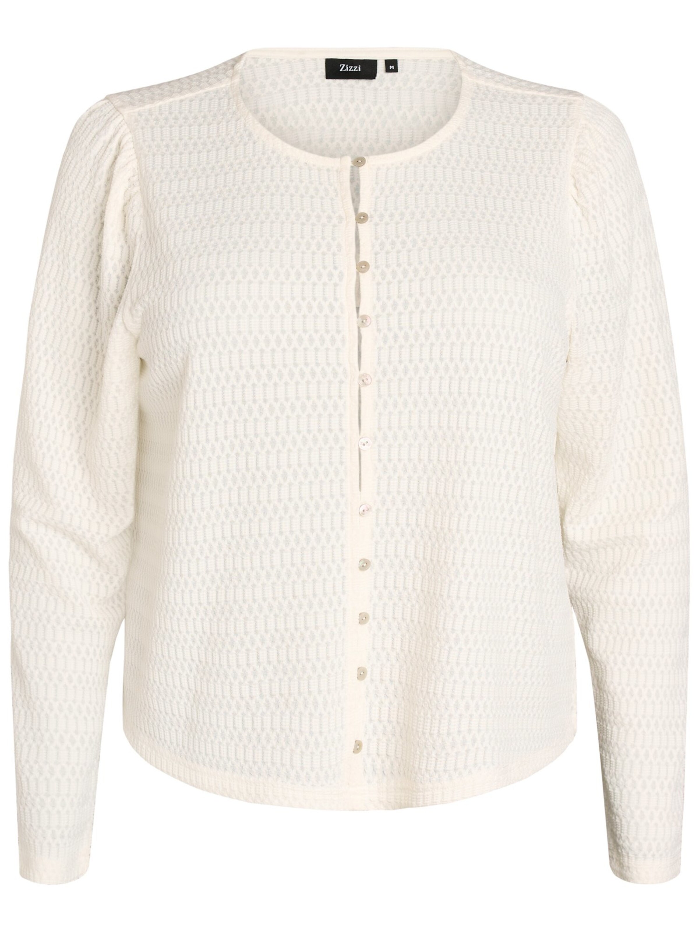 Zizzi Blouse 'MLAVU' in Beige: front