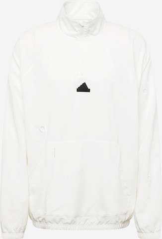 Sweat de sport ADIDAS SPORTSWEAR en blanc : devant