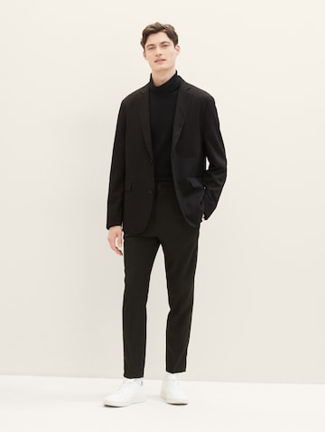 TOM TAILOR DENIM Regular Fit Sakko in Schwarz