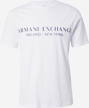 T-Shirt '8NZT72' ARMANI EXCHANGE en blanc : devant