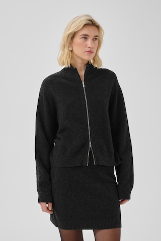 My Essential Wardrobe - Cárdigan 'Tracy' en gris: frente
