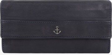 Harbour 2nd Wallet in Blue: front