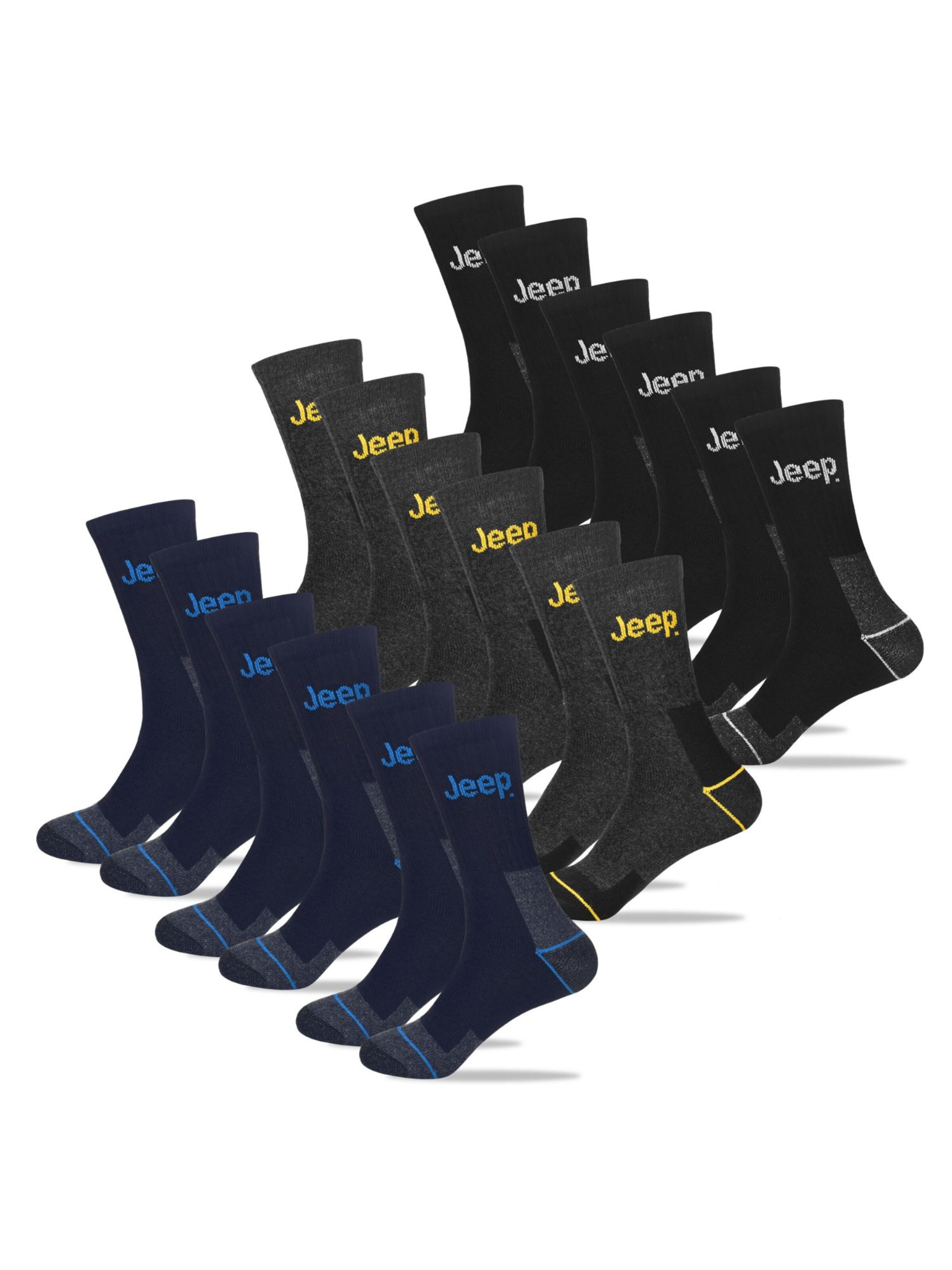 Jeep - Calcetines en Mezcla de colores: frente