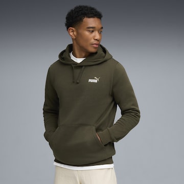 Sweat de sport 'Essentials' PUMA en vert : devant