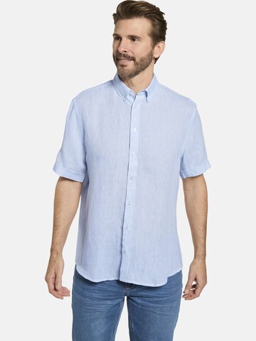 BABISTA Regular fit Button Up Shirt ' Marinuno ' in Blue: front