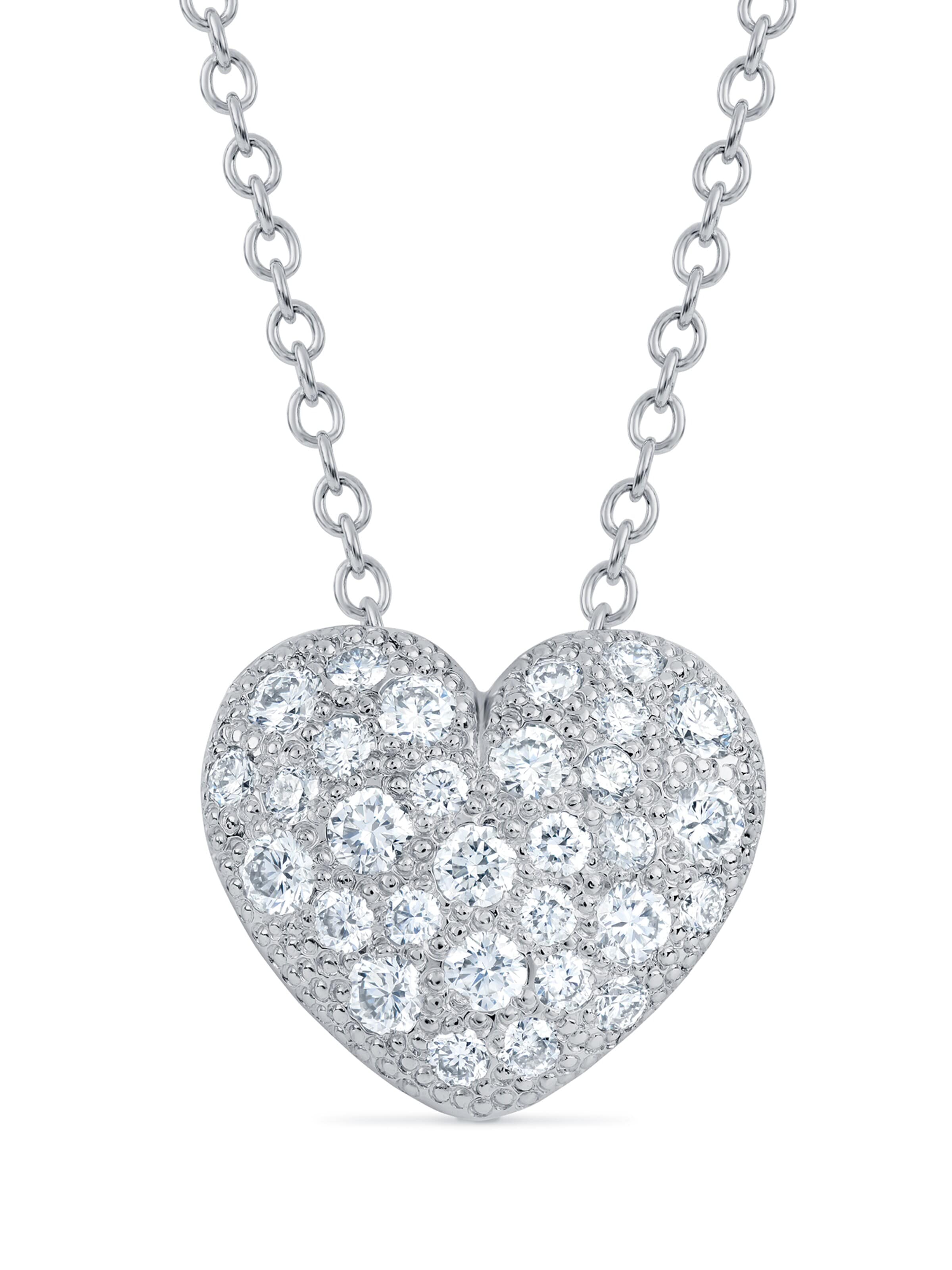 57emozioni Necklace 'Diamond' in Silver: front