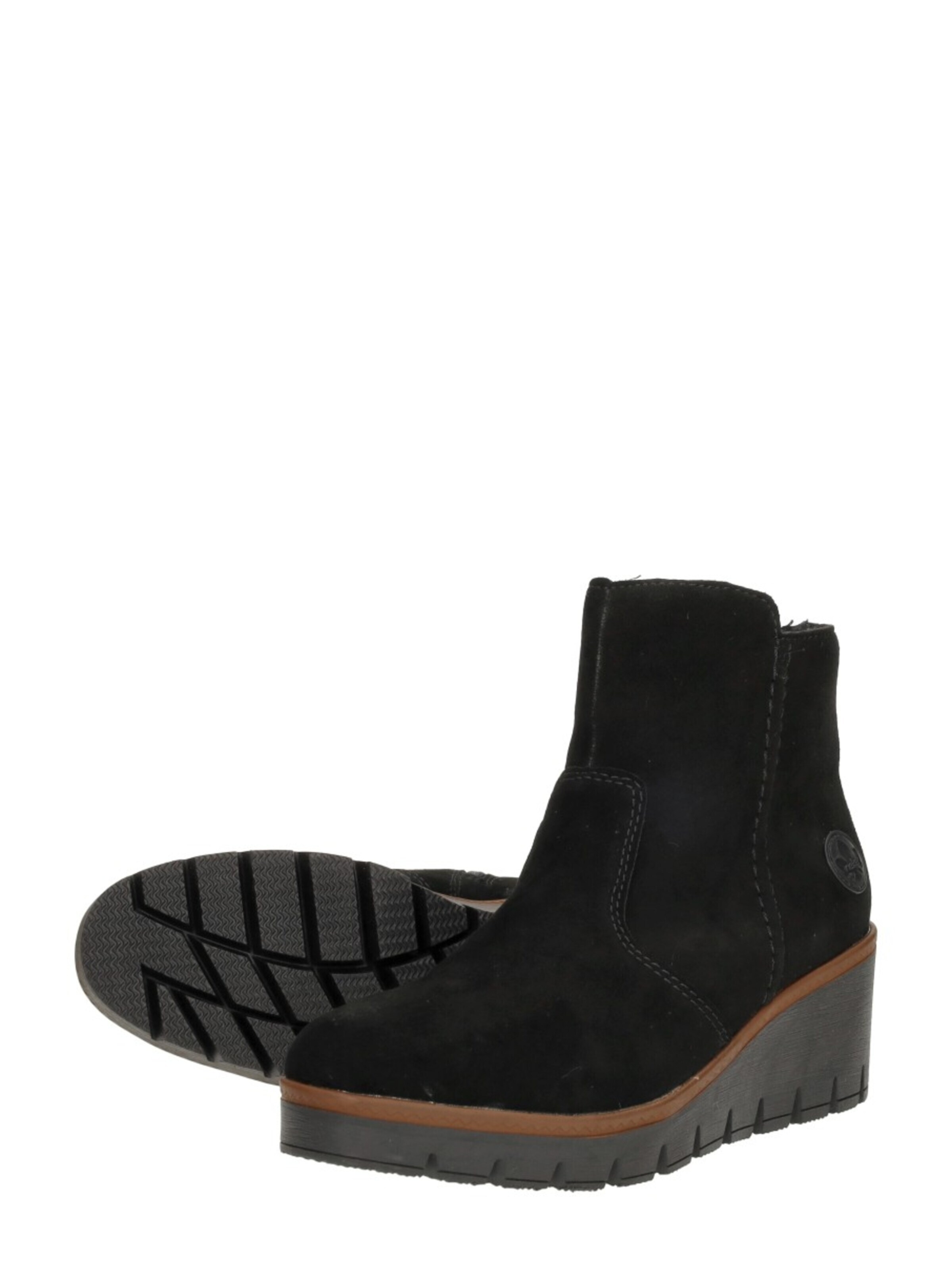Rieker Boots 'Enkellaarsjes Hak' in Black