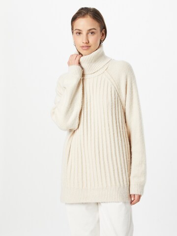 Free People - Pullover 'BIG CITY' em bege: frente