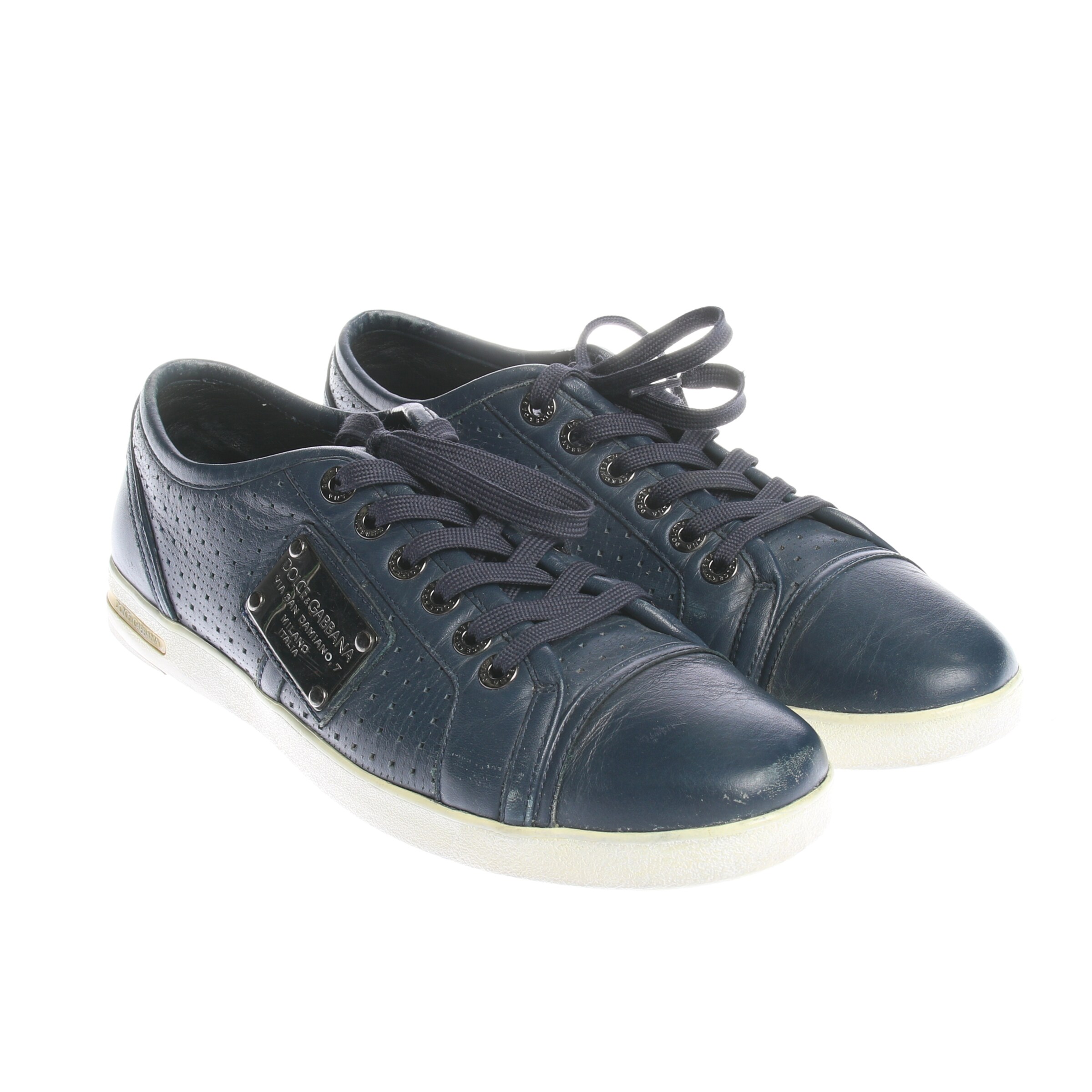 DOLCE & GABBANA Halbschuhe 41,5 in Blau: Vorderseite