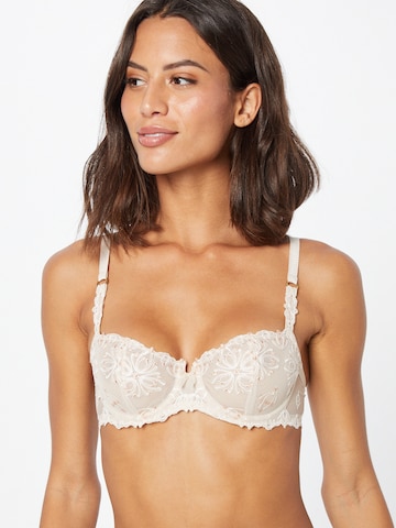 Balconnet Soutien-gorge 'Champs Elysees' Chantelle en beige : devant