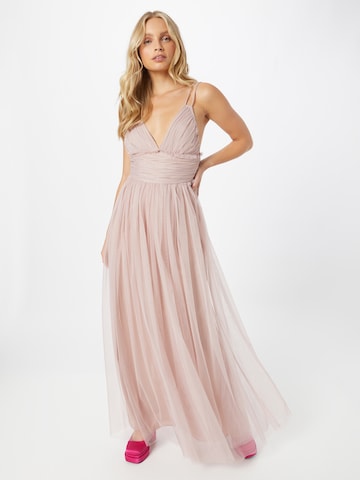 Maya Deluxe Evening Dress in Pink