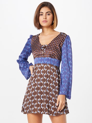 Sisley - Vestido em azul: frente