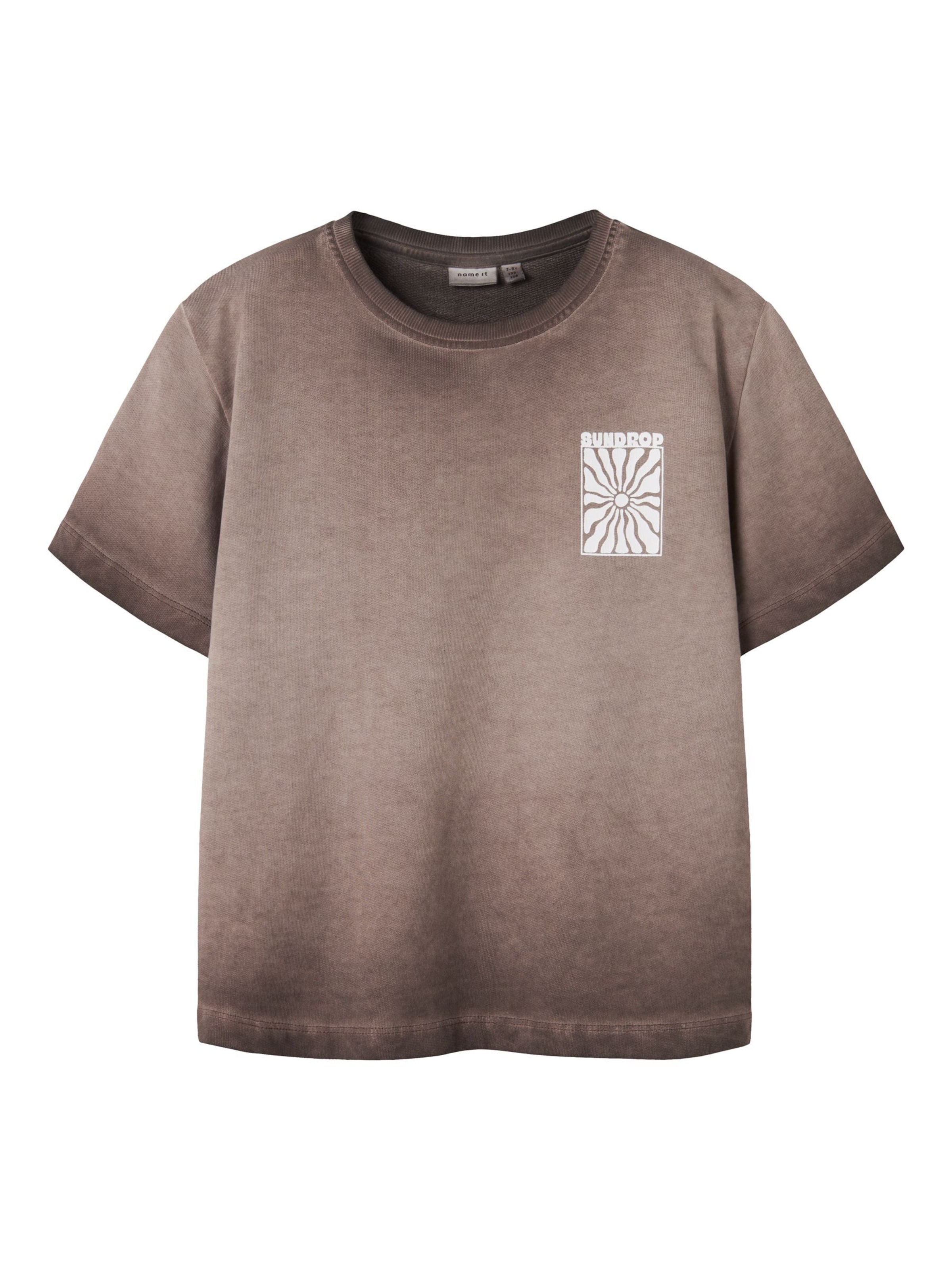 NAME IT - Camiseta en marrón: frente
