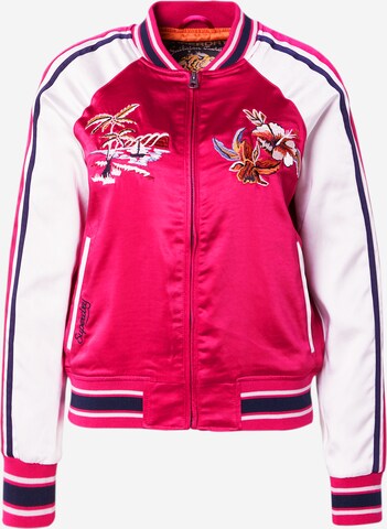 Superdry Jacke 'Suikajan' in Pink: predná strana