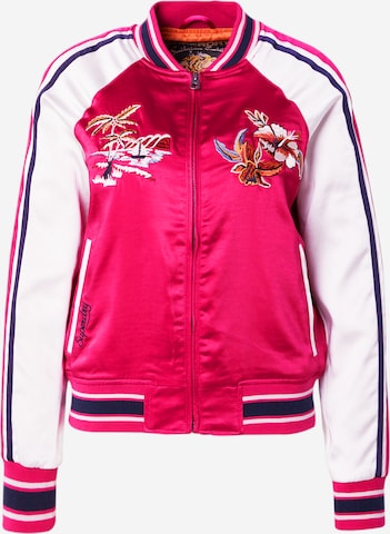 Superdry Overgangsjakke 'Suikajan' i pink: forside