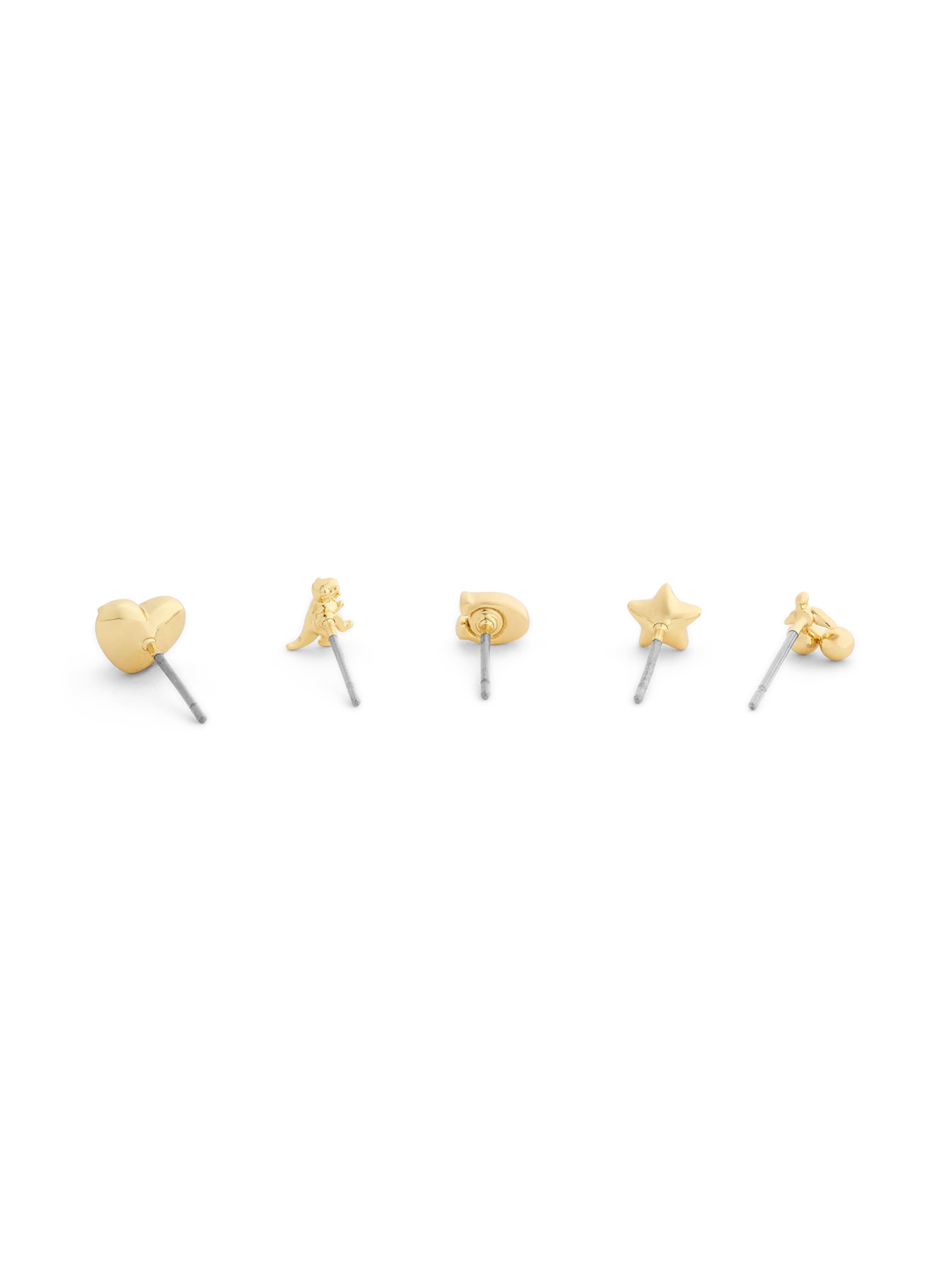 COACH - Pendientes 'Signature Rexy-Motiv' en oro