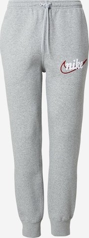 Nike Sportswear Панталон 'CLUB' в сиво: отпред