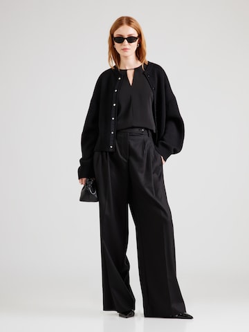 Calvin Klein Блуза 'Poly' в черно