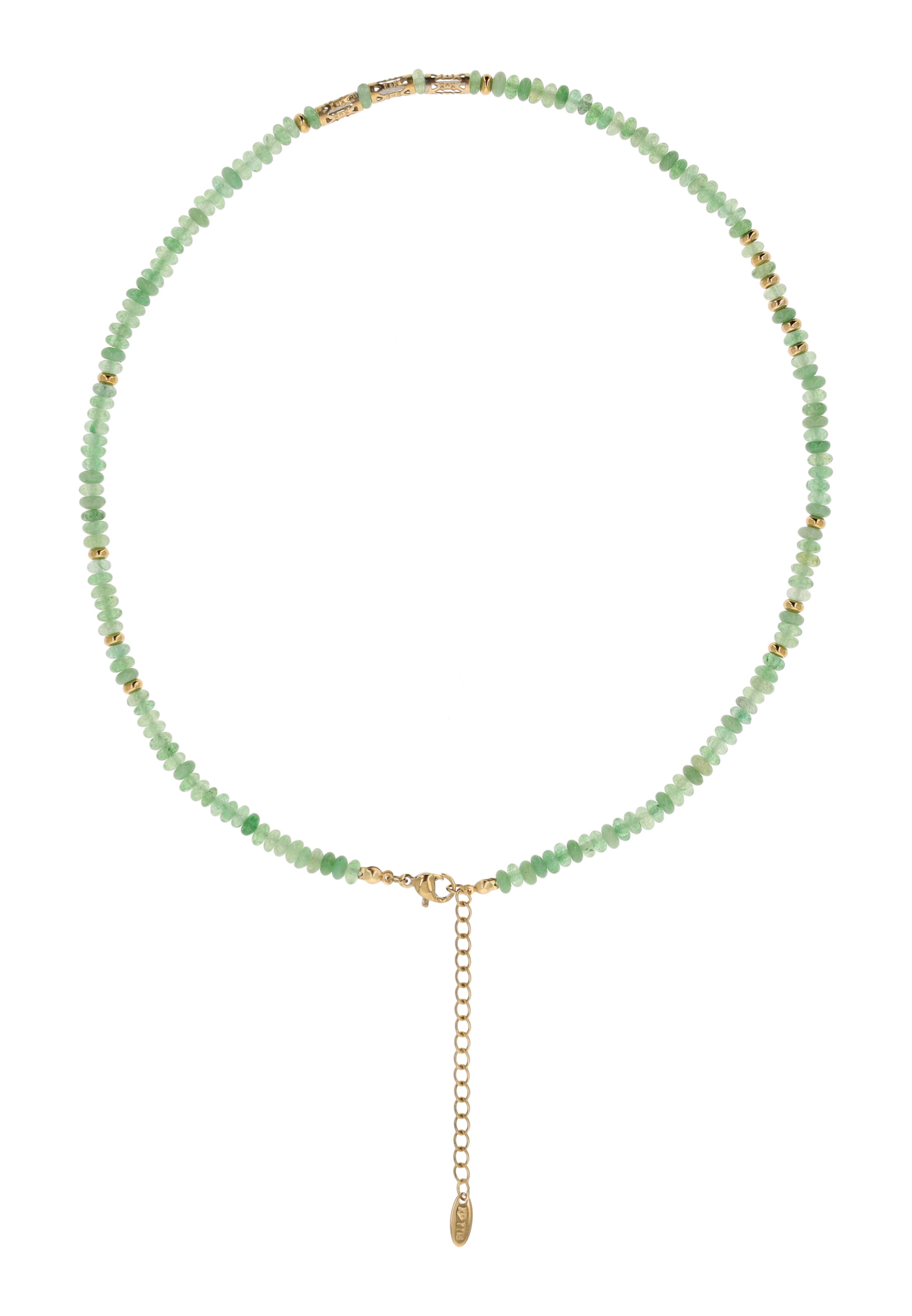 GRASSLAND Necklace in Green: front