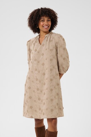 Cream Dress 'Olivia' in Beige: front