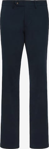 Boggi Milano Regular Pleated Pants in Blue: front