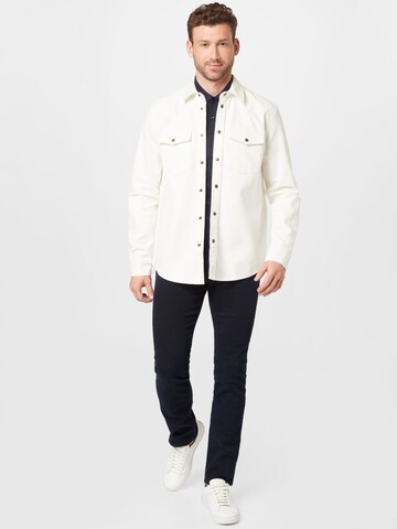 Nudie Jeans Co Between-season jacket 'George' in White