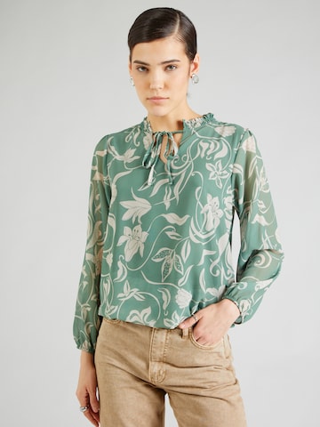 ZABAIONE Blouse 'Em44my' in Green: front