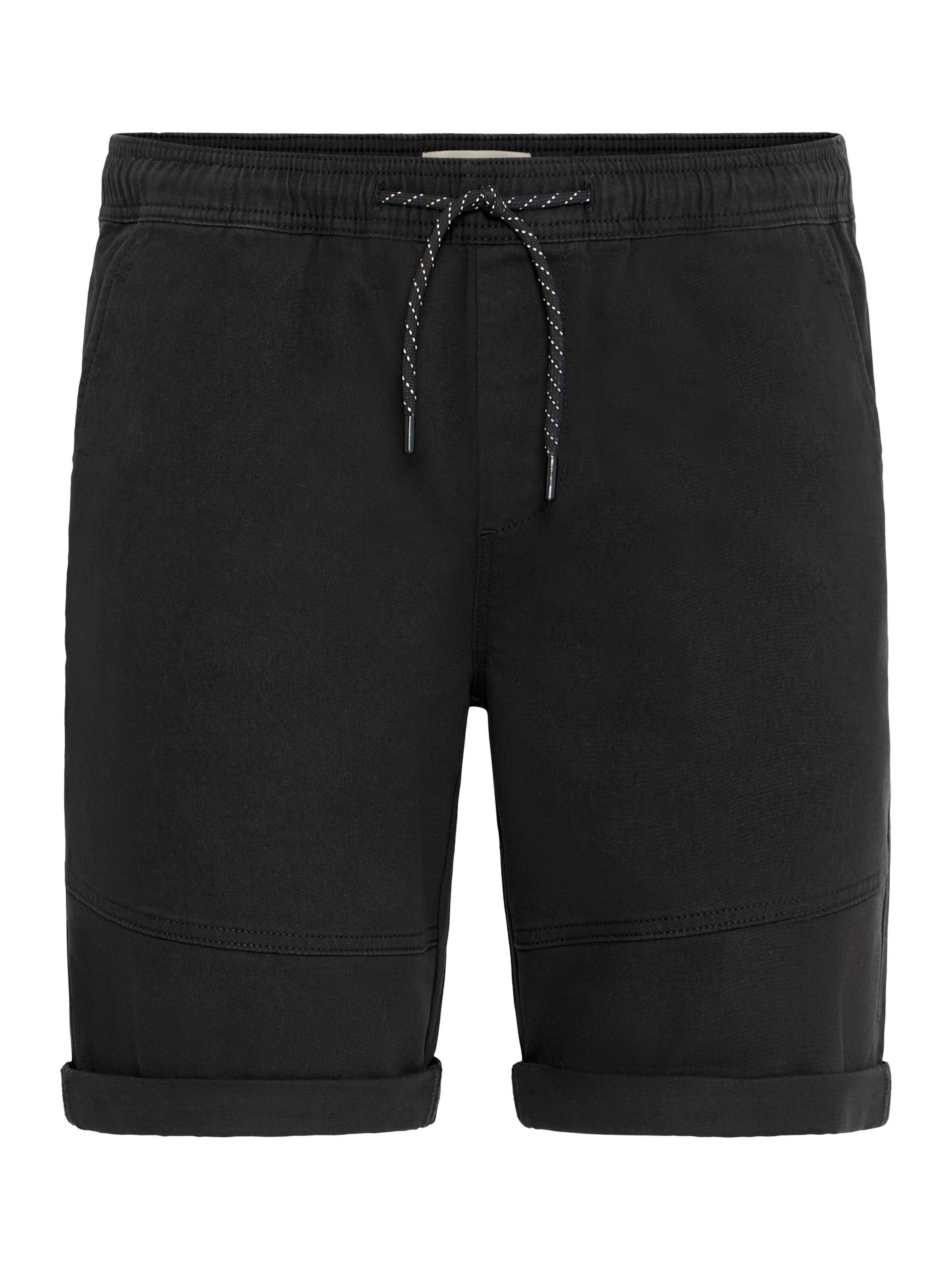 Pantalon chino 'HENK' !Solid en noir : devant