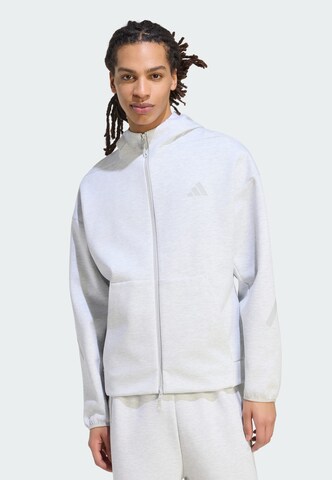 Veste de survêtement 'Z.N.E.' ADIDAS SPORTSWEAR en gris : devant