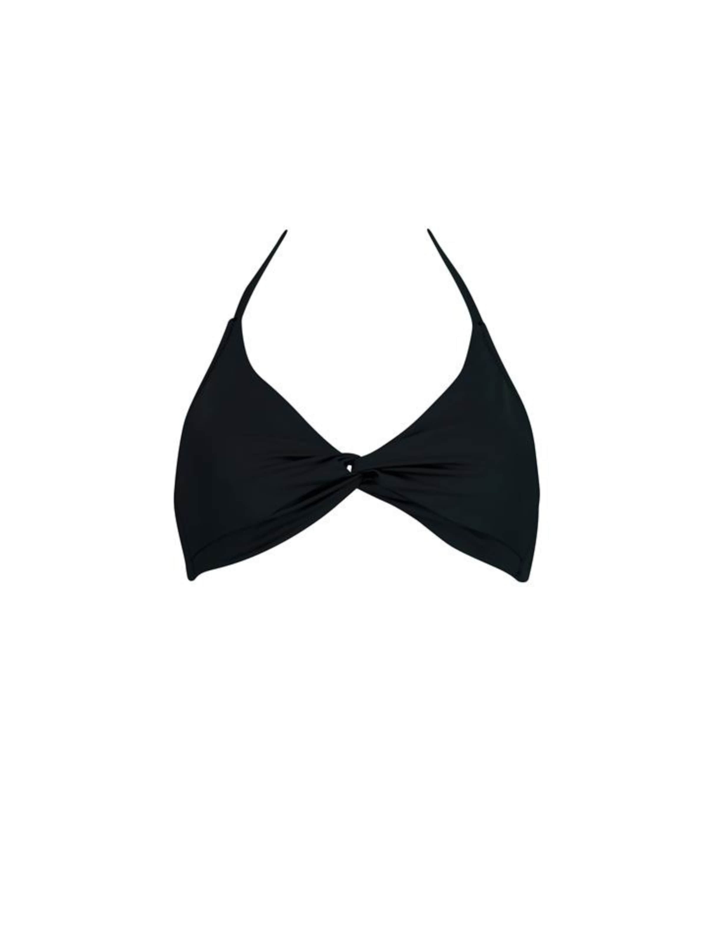OLYMPIA Bikinitop in Schwarz: Vorderseite