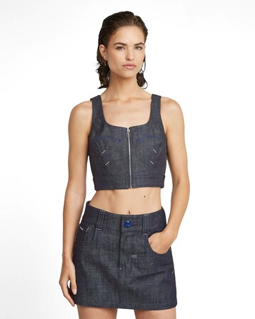 G-STAR Top 'Origins' in Blauw: voorkant