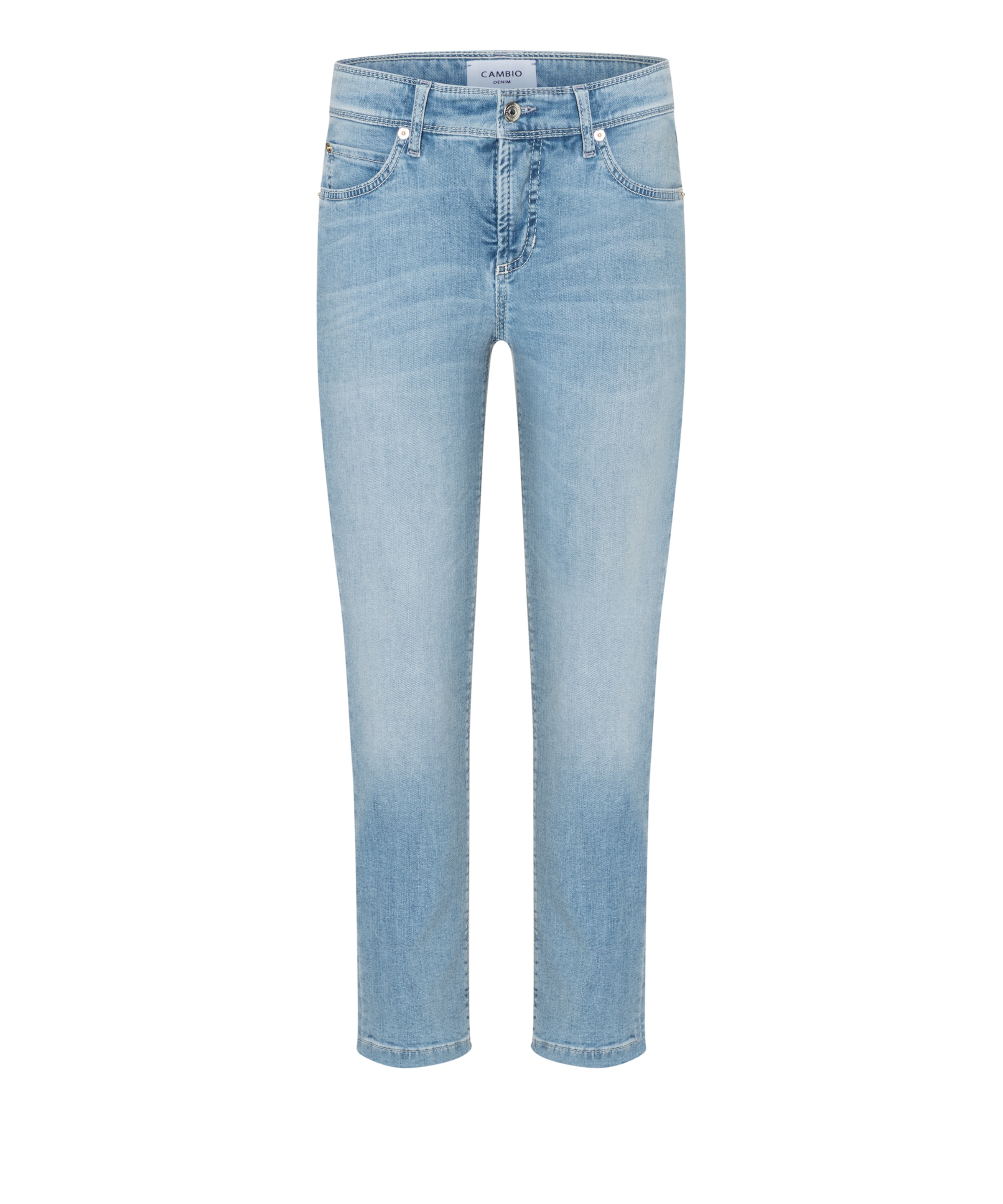 Cambio Regular Jeans 'Piper' in Blauw: voorkant