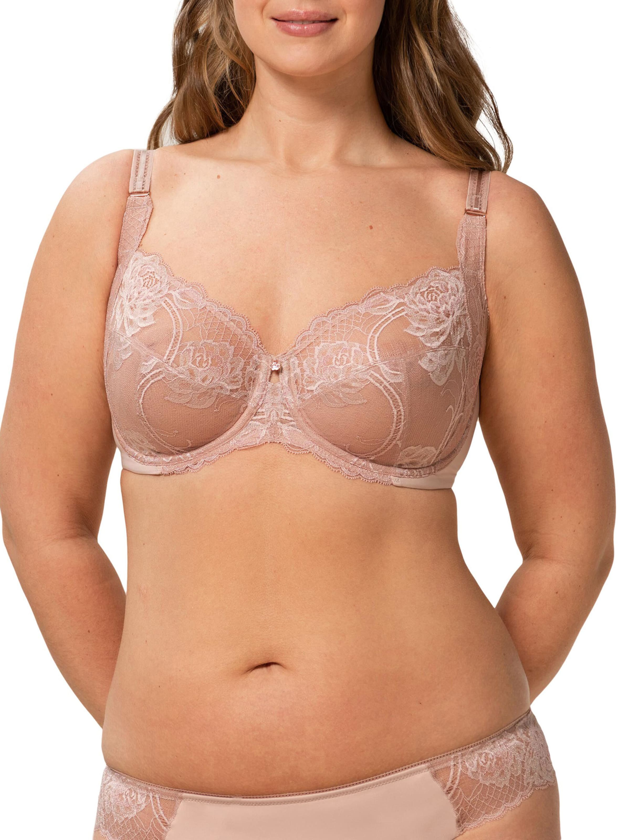 TRIUMPH BH ' Wild Peony Florale ' in Roze: voorkant