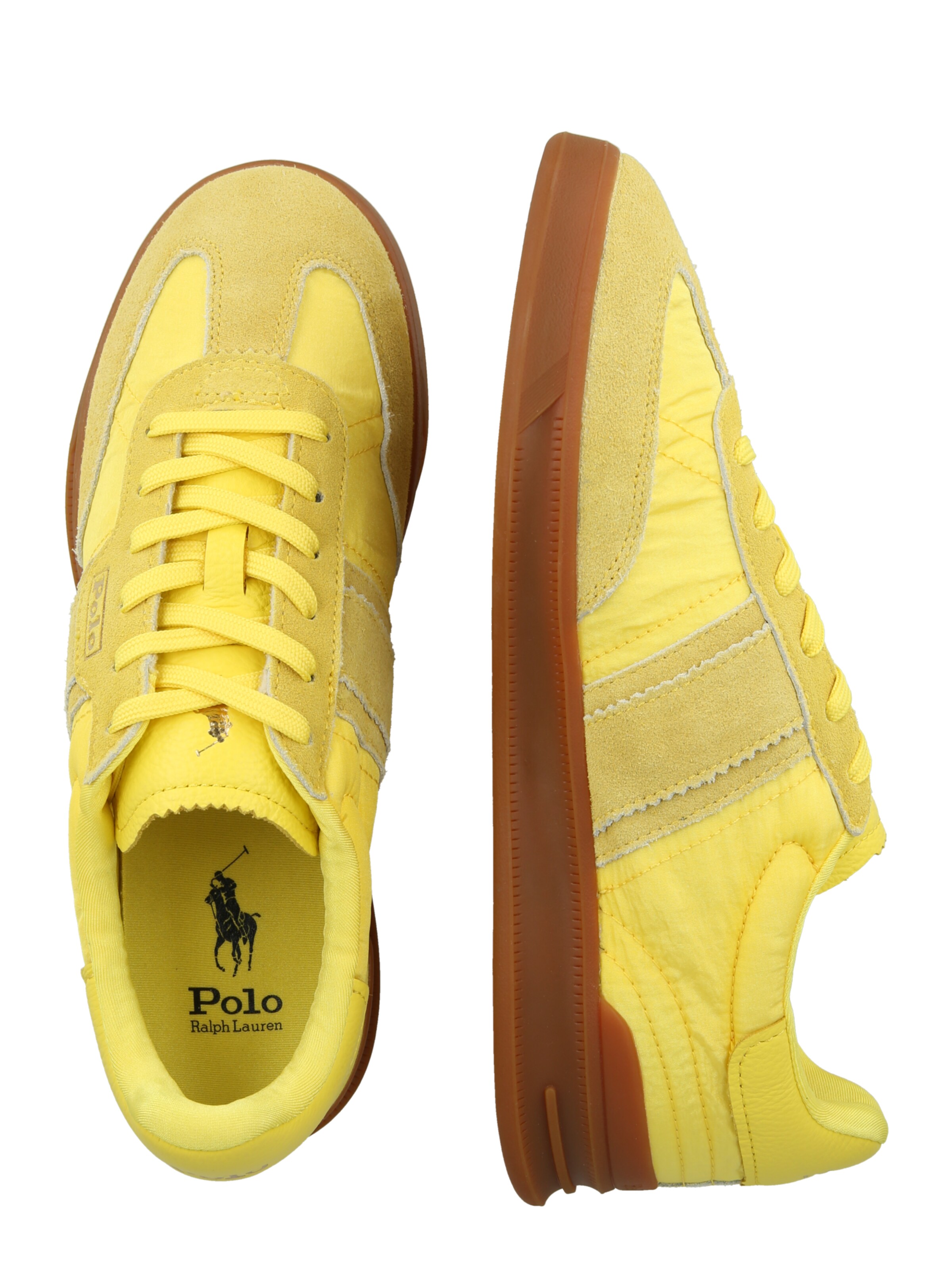 Sneaker low 'Heritage Aera' de la Polo Ralph Lauren pe galben