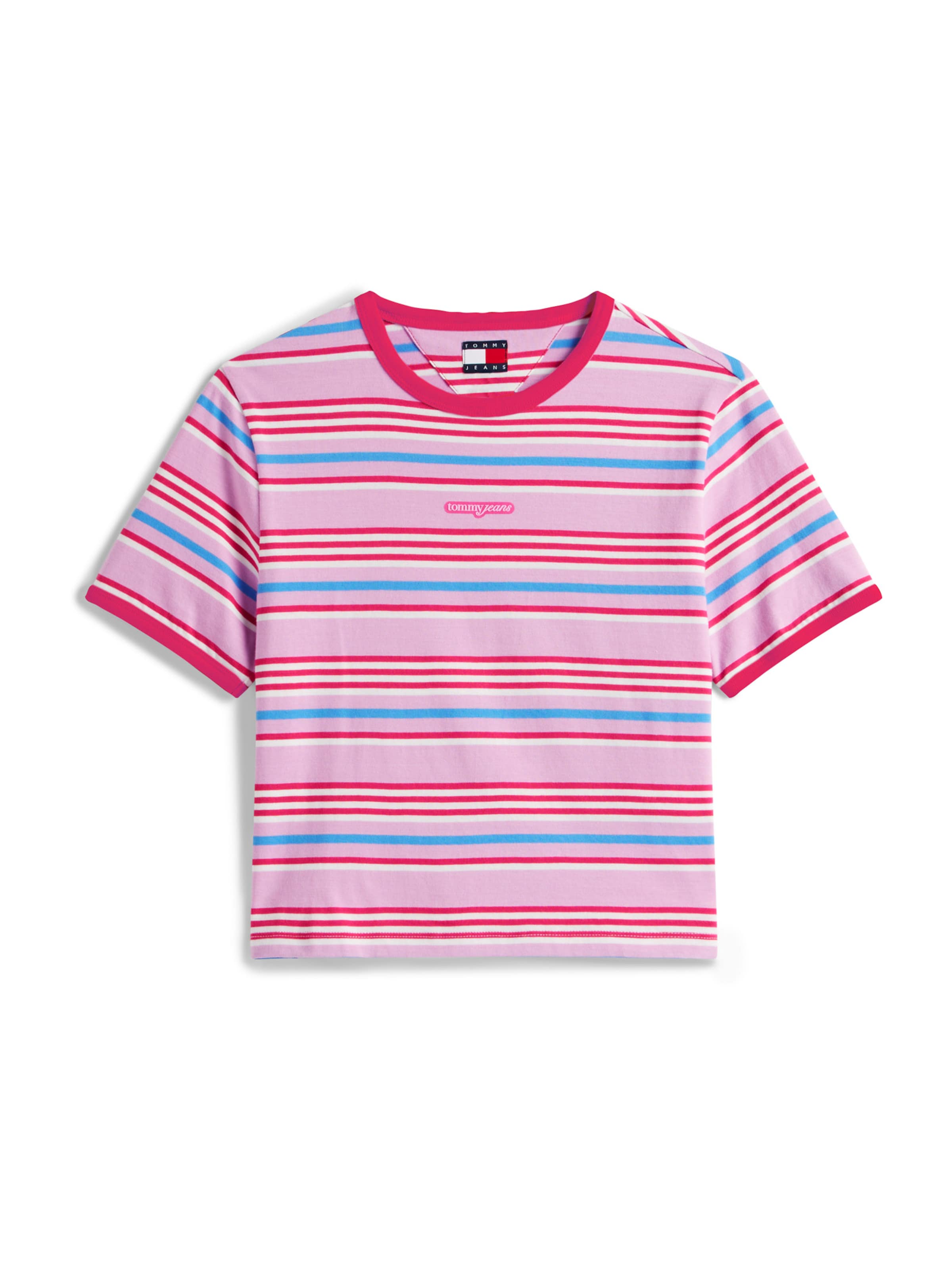 Tommy Jeans T-Shirt in Pink: Vorderseite