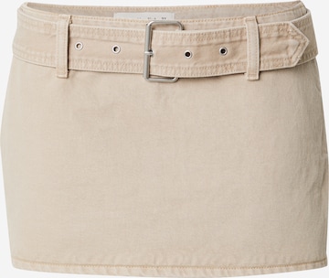 Abercrombie & FitchSuknja - siva boja: prednji dio