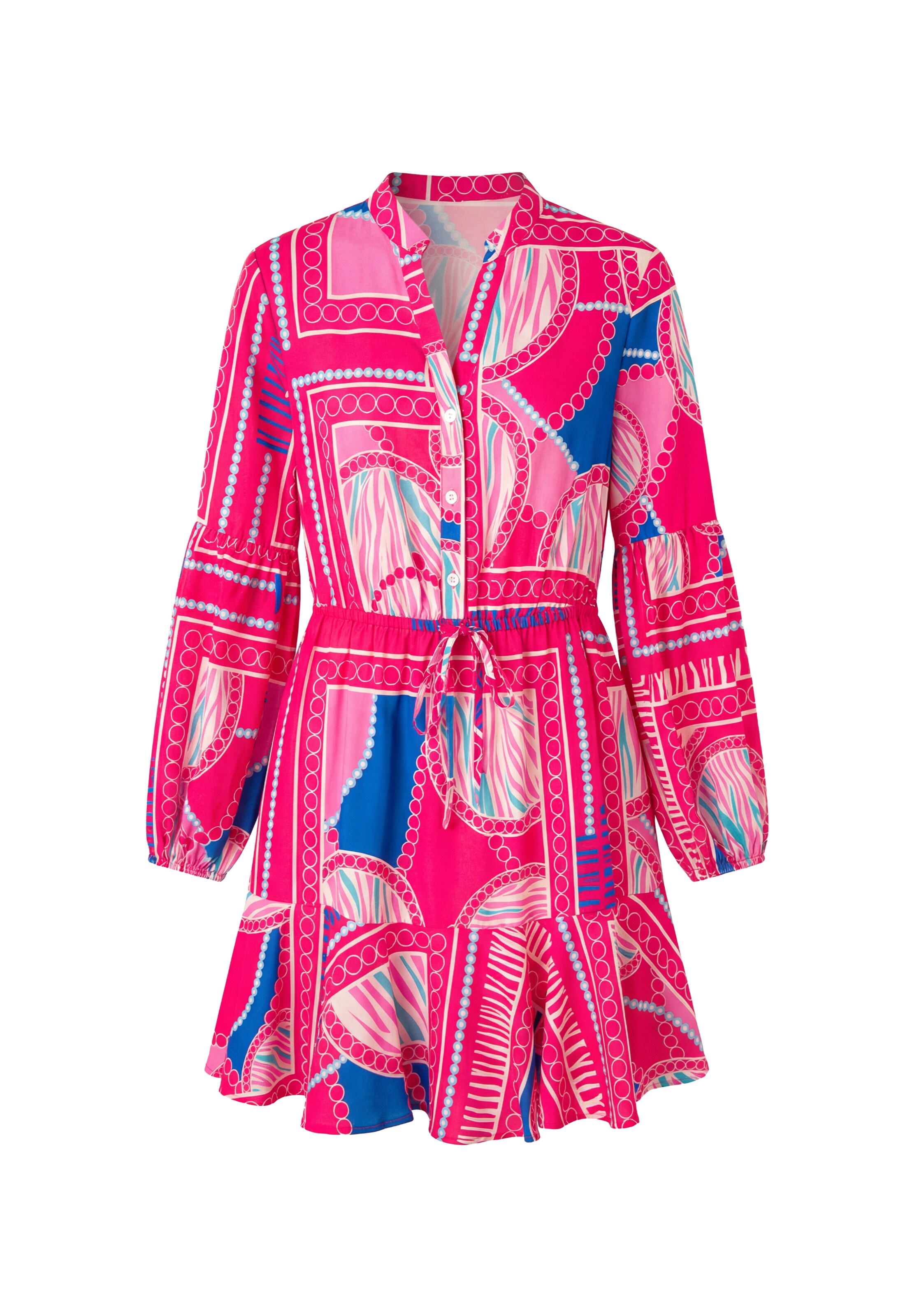faina Shirt dress in Pink: front