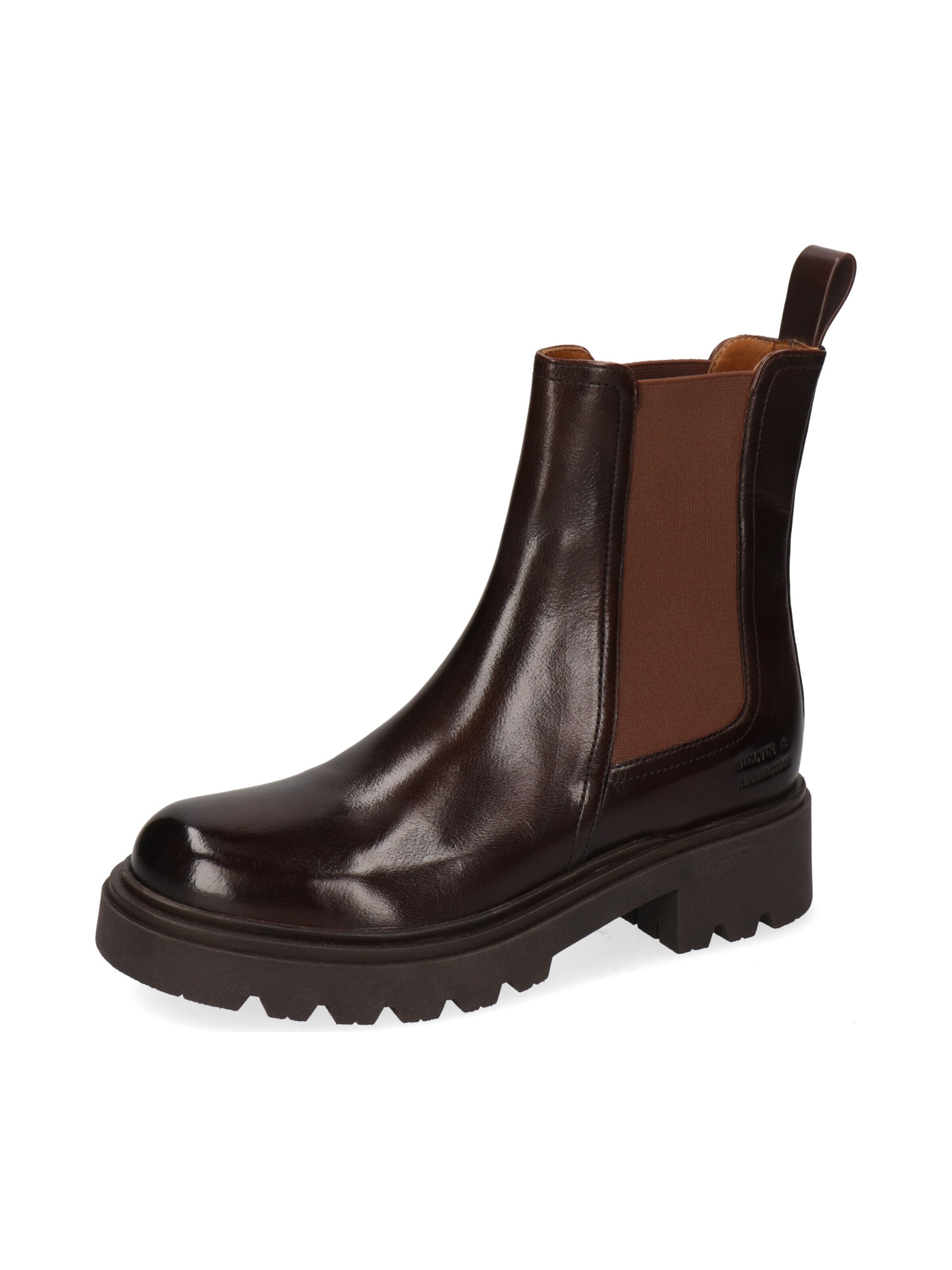 MELVIN & HAMILTON Chelsea Boots 'Dahlia 1' in Brown: front