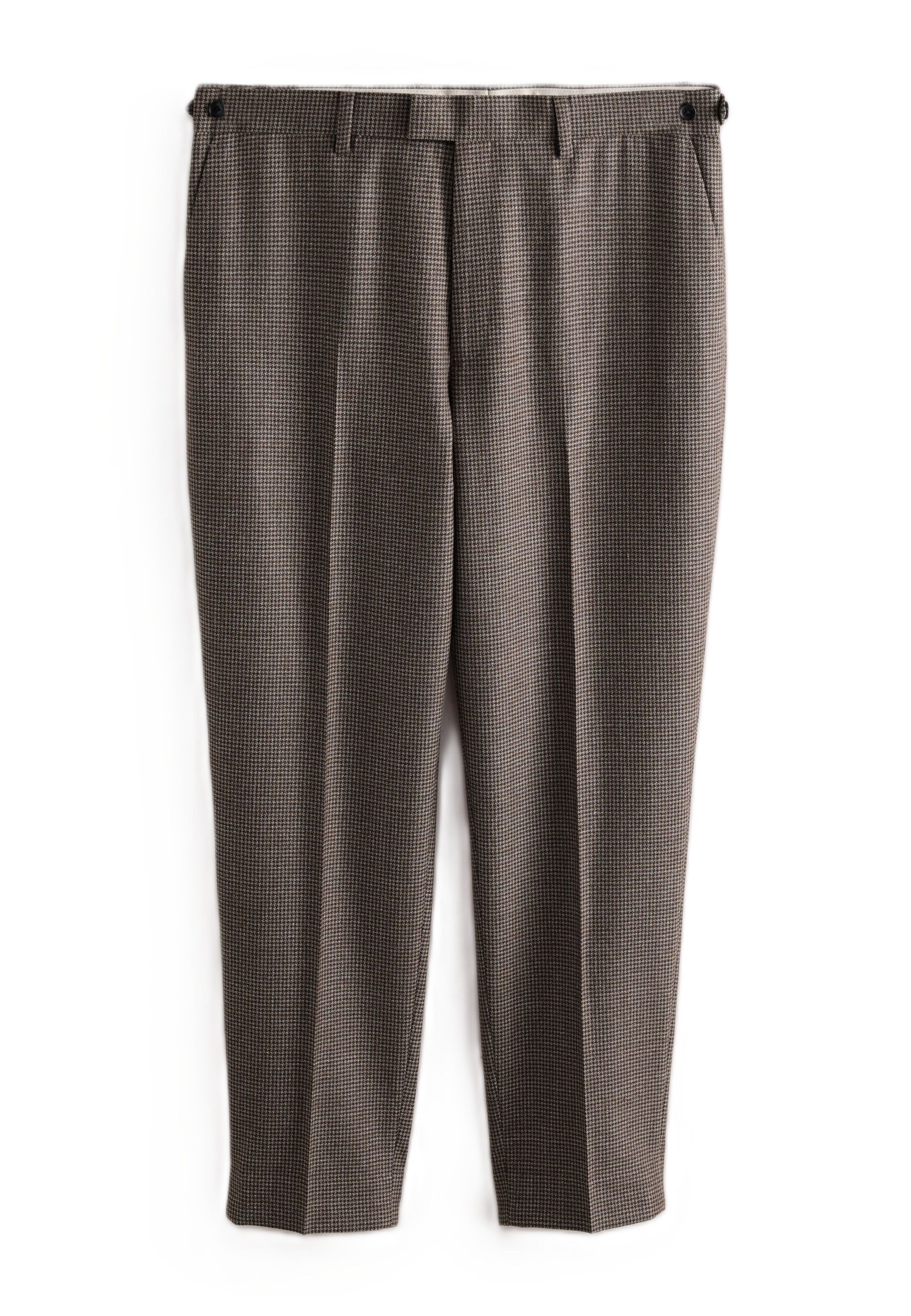 regular Pantaloni con piega frontale di Next in marrone: frontale