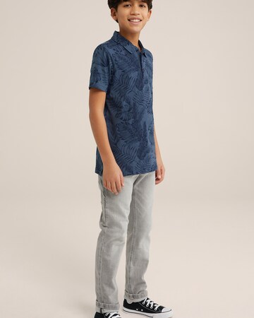 WE Fashion Shirt in Blauw