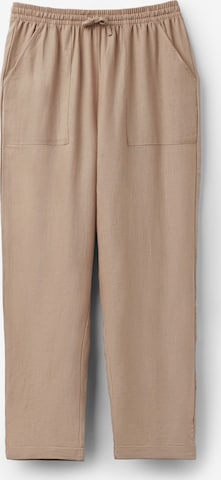 CALZEDONIA Regular Pants in Beige: front